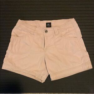 Kuhl Women's Cream Shorts w/ Snap and Drawstring!
